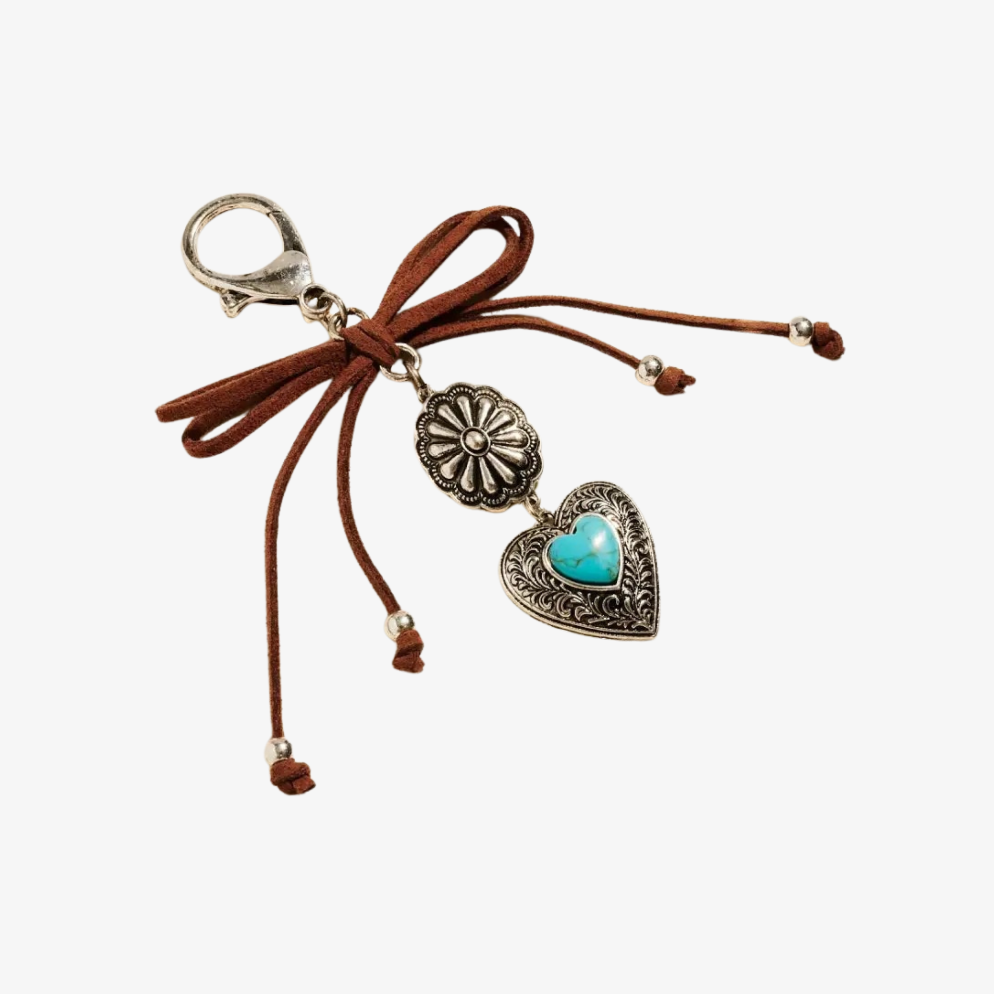 Prairie Heart Keychain