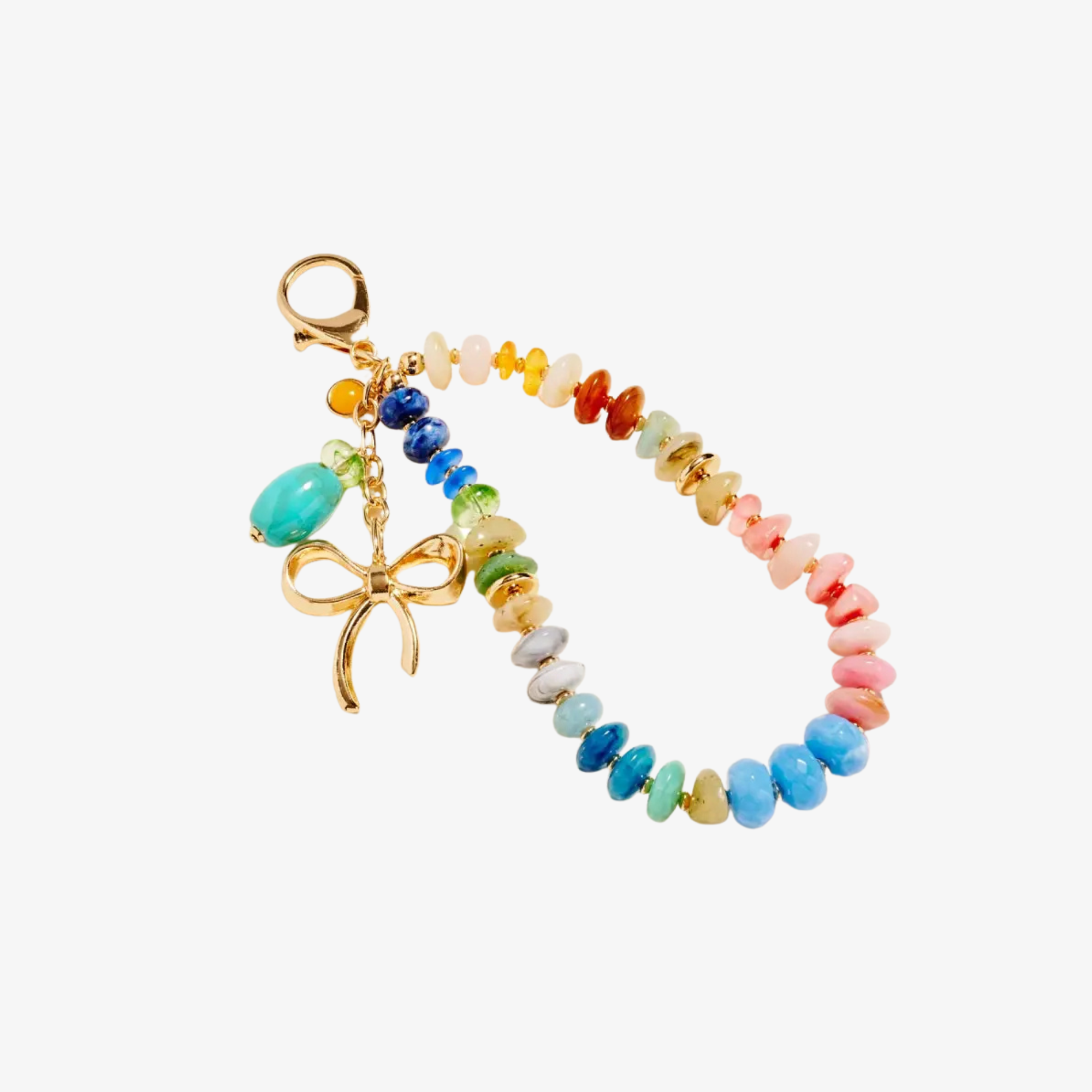 Beaded Bow Keychain