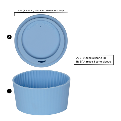 Coastal Blue Mug & Sleeve Set