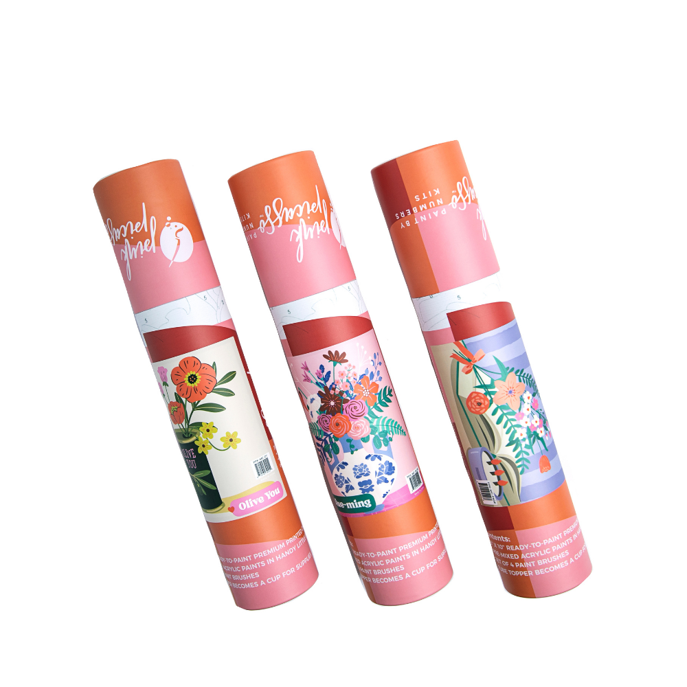 Pages & Petals Paint-by-Number Kit