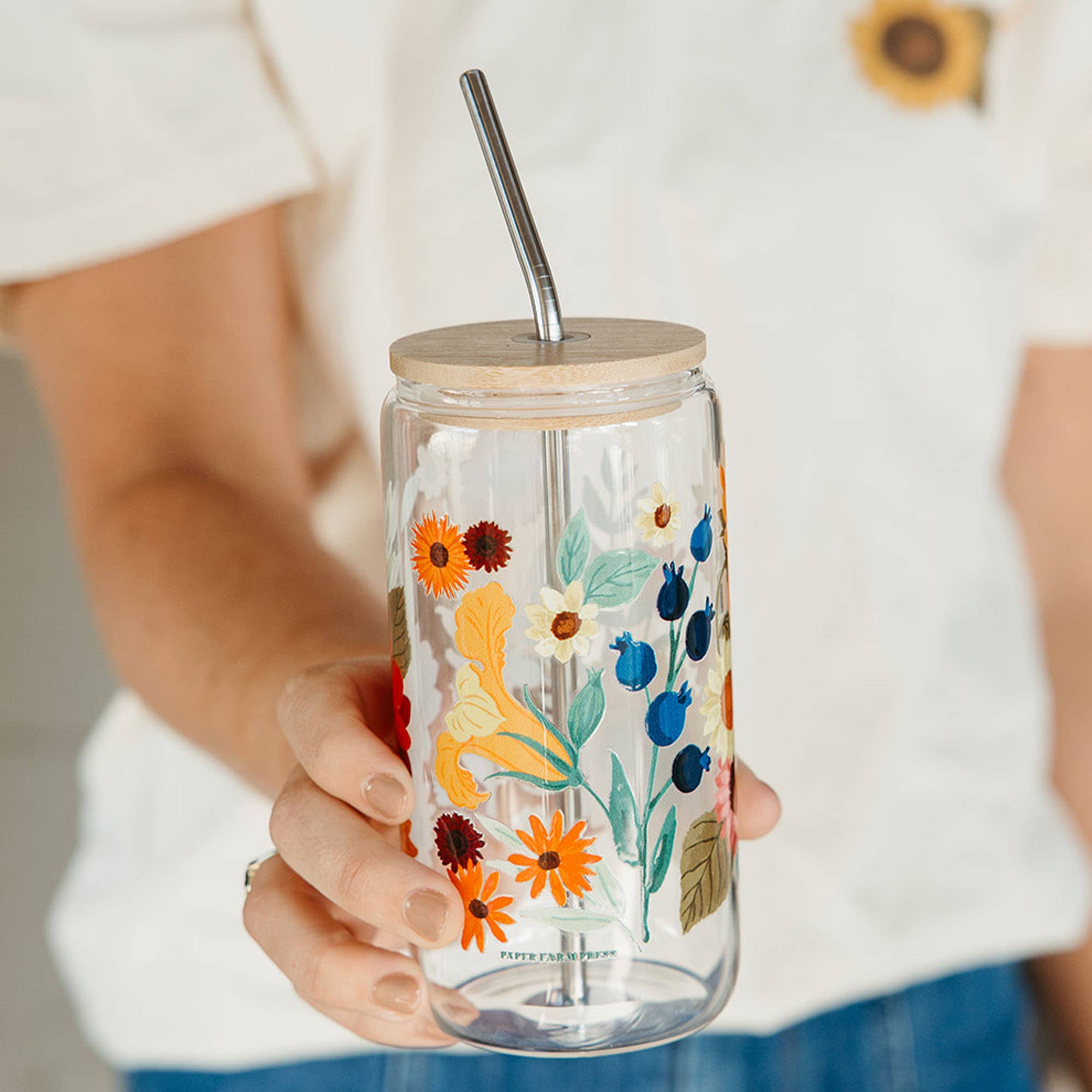 Golden Harvest Glass Tumbler